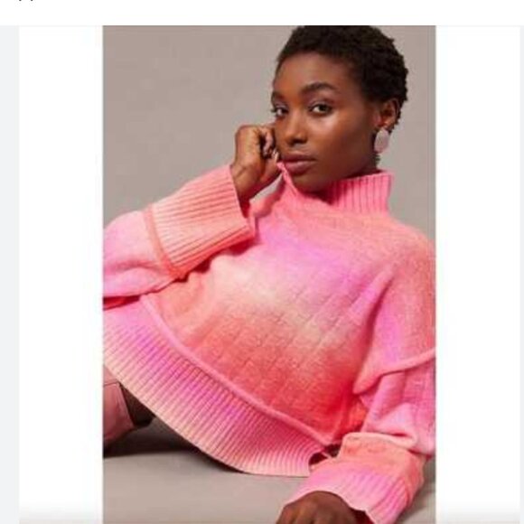 Anthropologie Pilcro Mock Neck Ombre Sweater - Picture 1 of 10